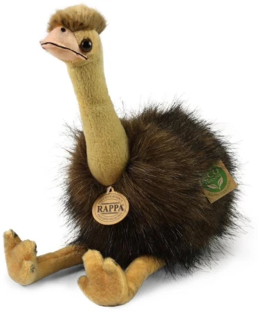PLYŠ Pták Pštros Emu 28cm Eco-Friendly (plyšová hračka)