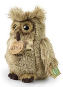 PLYŠ Pták sova 17cm výr Eco-Friendly (plyšová hračka)