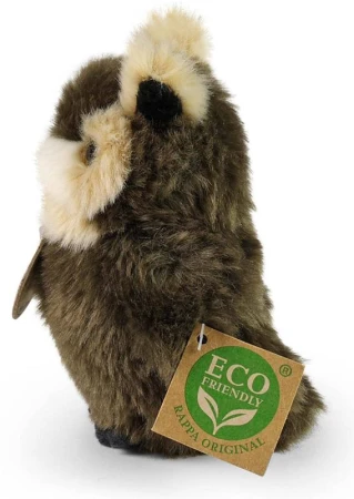 PLYŠ Pták Sova (Výr) 13cm Eco-Friendly (plyšová hračka)