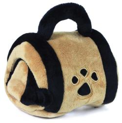 PLYŠ Set Bernský salašnický pes v přepravce 15cm (plyšová hračka)