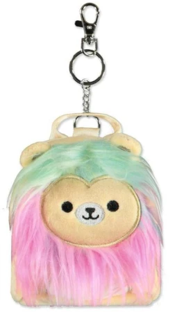 PLYŠ Squishmallows mikrobatůžek Lev Leonaro přívěsek na klíče