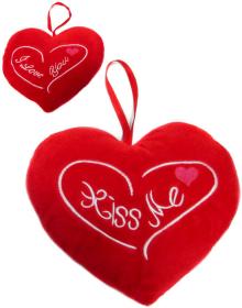 PLYŠ Srdce 20cm s nápisem I love you / Kiss me 2 druhy (plyšová hračka) PLYŠ Srdce 20cm s nápisem I love you / Kiss me 2 druhy (plyšová hračka)