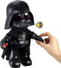 PLYŠ STAR WARS Darth Vader s měničem hlasu na baterie Světlo Zvuk
