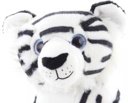 PLYŠ Tygr bílý 18cm sedící (plyšová hračka)