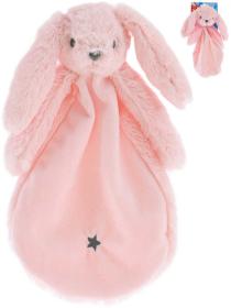 PLYŠ Usínáček zajíček růžový 27cm muchláček pro miminko (plyšová hračka) PLYŠ Usínáček zajíček růžový 27cm muchláček pro miminko (plyšová hračka)
