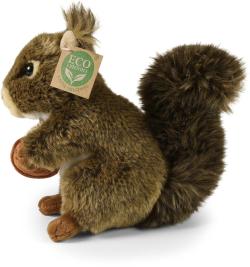 PLYŠ Veverka 17cm Eco-Friendly s oříškem (plyšová hračka)