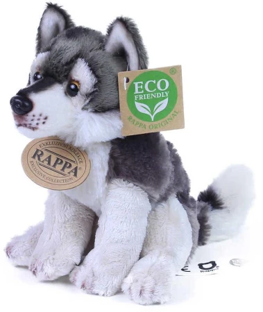 PLYŠ Vlk sedící 15cm Eco-Friendly (plyšová hračka) PLYŠ Vlk sedící 15cm Eco-Friendly (plyšová hračka)