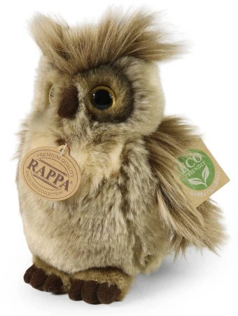 PLYŠ Výr virginský 18cm Eco-Friendly (plyšová hračka)