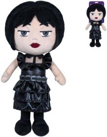 PLYŠ Wednesday Addams postavička plesové šaty (plyšová hračka)