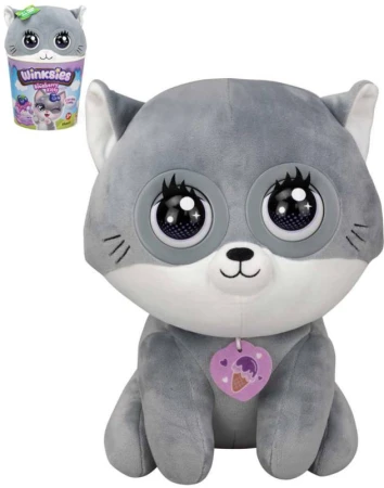 PLYŠ Winksies Blueberry koťátko mrkající interaktivní na baterie Zvuk
