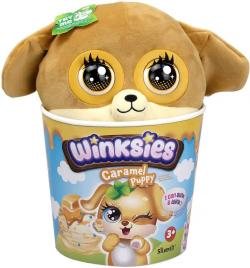 PLYŠ Winksies Caramel štěňátko mrkající interaktivní na baterie Zvuk