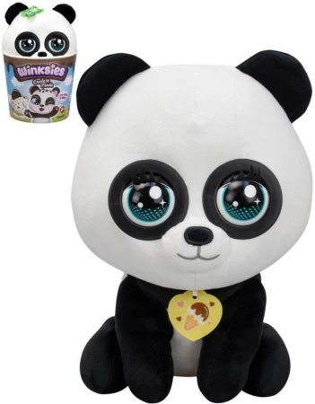 PLYŠ Winksies Cookie panda mrkající interaktivní na baterie Zvuk