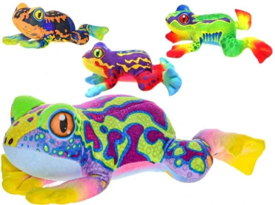 PLYŠ Žába 20cm sedící na baterie 4 barvy Zvuk (plyšová hračka) PLYŠ Žába 20cm sedící na baterie 4 barvy Zvuk (plyšová hračka)