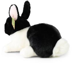PLYŠ Zajíc 23cm sedící černobílý (plyšová hračka)