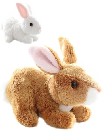PLYŠ Zajíček 15cm 2 barvy (plyšová hračka)