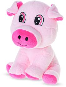 PLYŠ Zvířátko baby sedící 14cm 4 druhy (plyšová hračka)
