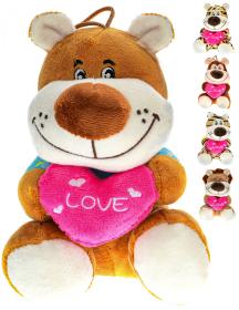 PLYŠ Zvířátko safari se srdíčkem Love 15cm 5 druhů (plyšová hračka) PLYŠ Zvířátko safari se srdíčkem Love 15cm 5 druhů (plyšová hračka)