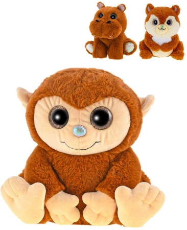 PLYŠ Zvířátko safari sedící vonící 18-19cm karamel 3 druhy (plyšová hračka) PLYŠ Zvířátko safari sedící vonící 18-19cm karamel 3 druhy (plyšová hračka)