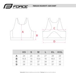 Force Podprsenka športová GRACE čierna