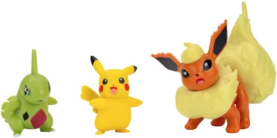 Pokémon Battle figúrka set 3ks na karte rôzne druhy plast