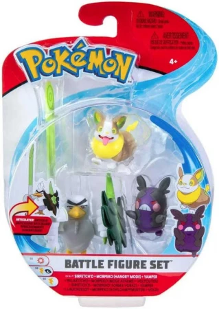 Pokémon Battle figúrka set 3ks na karte rôzne druhy plast