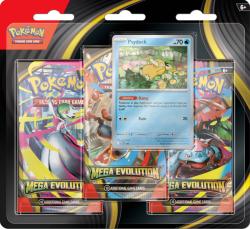 Pokémon TCG: ME01 Mega Evolution 3 pack Blister Booster 2 druhy