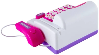 Pokladna dětská kasa se skenerem set s doplňky na baterie Světlo Zvuk