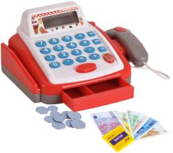 Pokladna dětská registrační kasa digitální set s penězi na baterie Světlo Zvuk