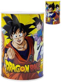 Pokladnička plechovka Dragon Ball Super 15cm kovová dětská kasička Pokladnička plechovka Dragon Ball Super 15cm kovová dětská kasička