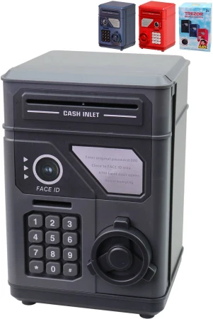 Pokladnička trezor s rozpoznáním obličeje Face ID na baterie 3 barvy