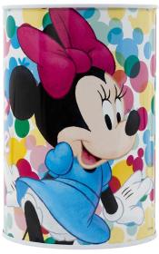 Pokladnička válec Disney Minnie Mouse 10x15cm dětská kasička kovová Pokladnička válec Disney Minnie Mouse 10x15cm dětská kasička kovová