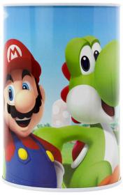 Pokladnička válec Super Mario 10x15cm dětská kasička kovová Pokladnička válec Super Mario 10x15cm dětská kasička kovová