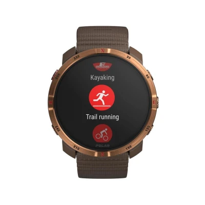 Polar Grit X2 Brown Copper outdoorové sportovní hodinky