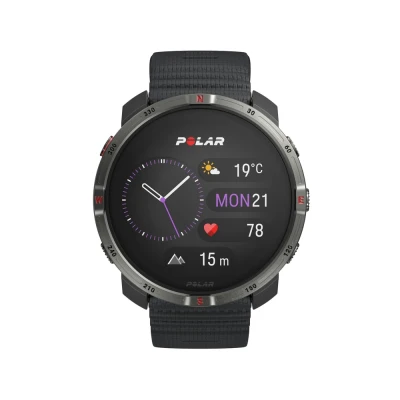 Polar Grit X2 Night Black outdoorové sportovní hodinky