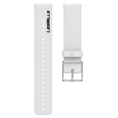Polar LES MILLS bílý 20mm náhradní řemínek pro Ignite a Unite