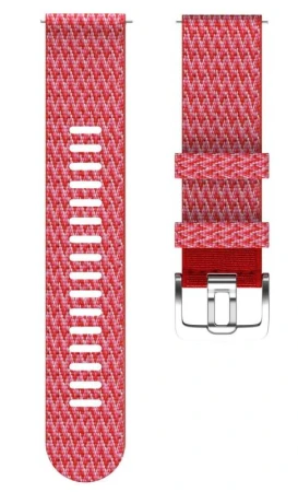 Polar 22 mm pletený červený náhradní řemínek