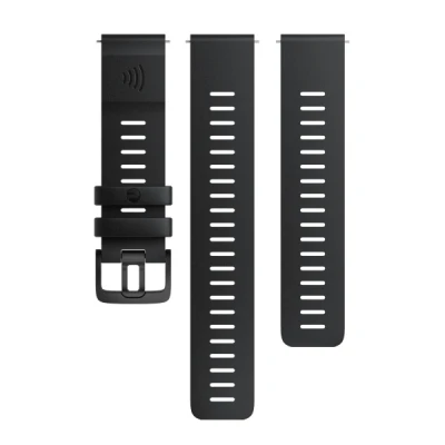 Polar černý 22 mm platební řemínek