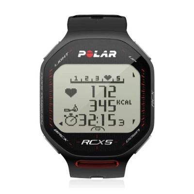 Polar RCX5 černý sporttester s hrudním pásem a Datalinkem