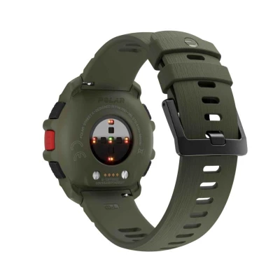 Polar Street X zelené sportovní hodinky s hrudním pásem Polar H10