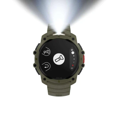 Polar Street X zelené sportovní hodinky s hrudním pásem Polar H10