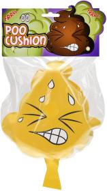 Polštářek POO prdící pytlík s obličejem dětská žertovinka 3 barvy