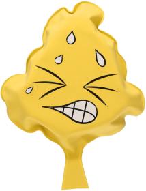 Polštářek POO prdící pytlík s obličejem dětská žertovinka 3 barvy