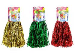 Pompony třásně set 2ks mávátko sportovní na fandění různé barvy