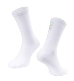 Force Ponožky COLOUR dlhé biele