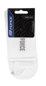 Force Ponožky COLOUR krátké bílé