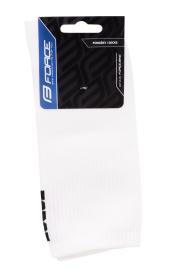 Force Ponožky LONGER SLIM bílé