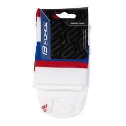 Force Ponožky STRIPE krátke bielo modré