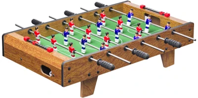 POPULAR DŘEVO Hra stolní fotbal s ukazatelem skóre (společenská hra)