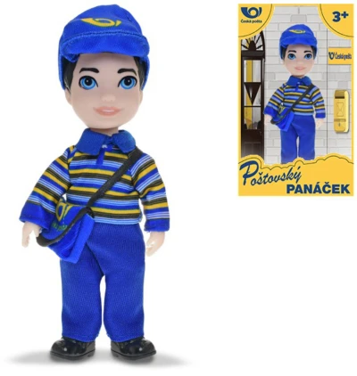 Pošťák figurka 17cm poštovský panáček v krabici