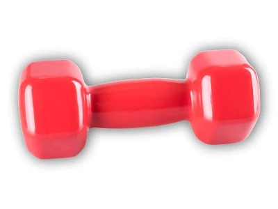 Power System Jednoručka Vinyl Dumbell 3kg red Power System Jednoručka Vinyl Dumbell 3kg red